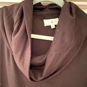 Lou and Grey black cowl neck dress